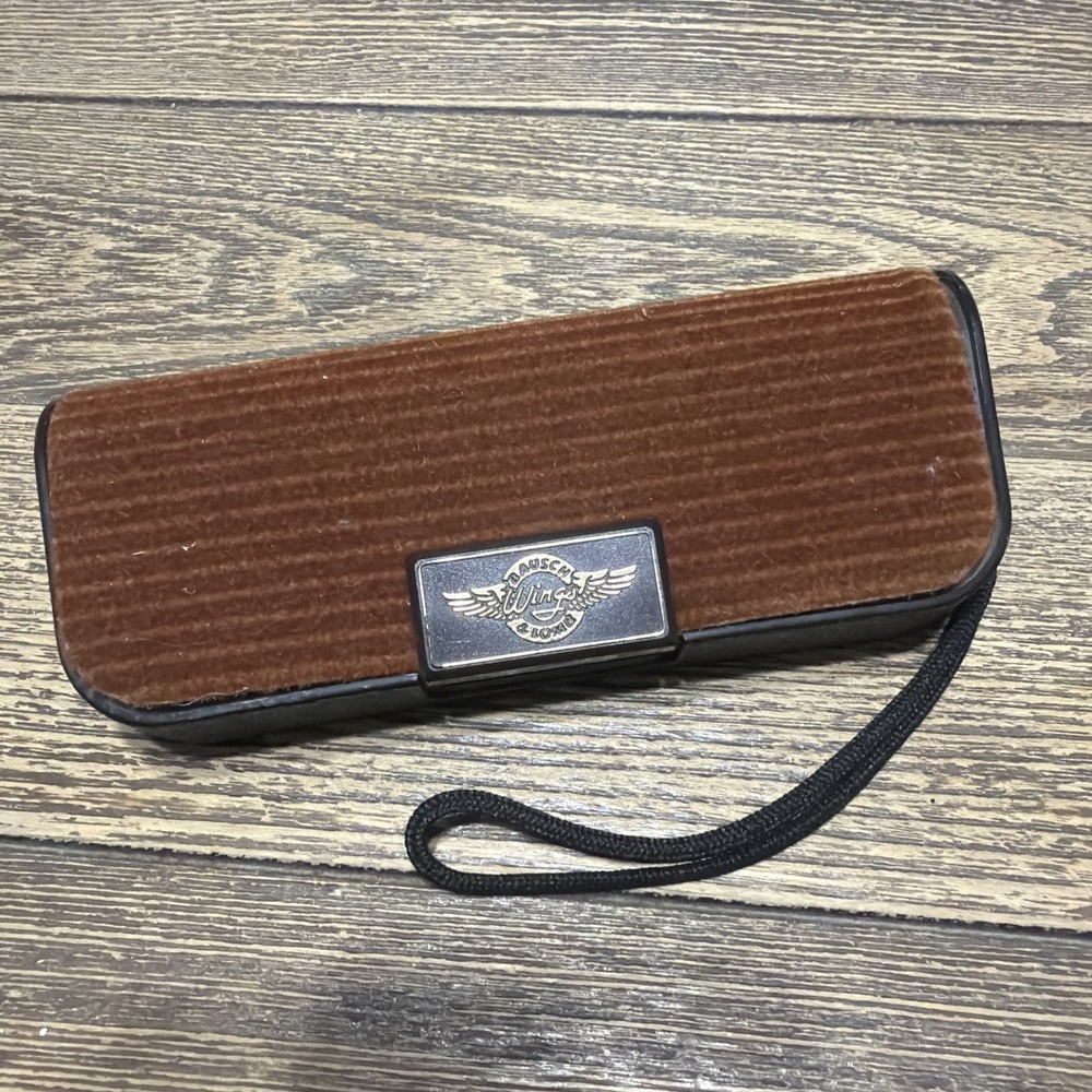 Vtg Bausch & Lomb Aviator Corduroy Case For Aviator Glasses Case Only Ray Ban